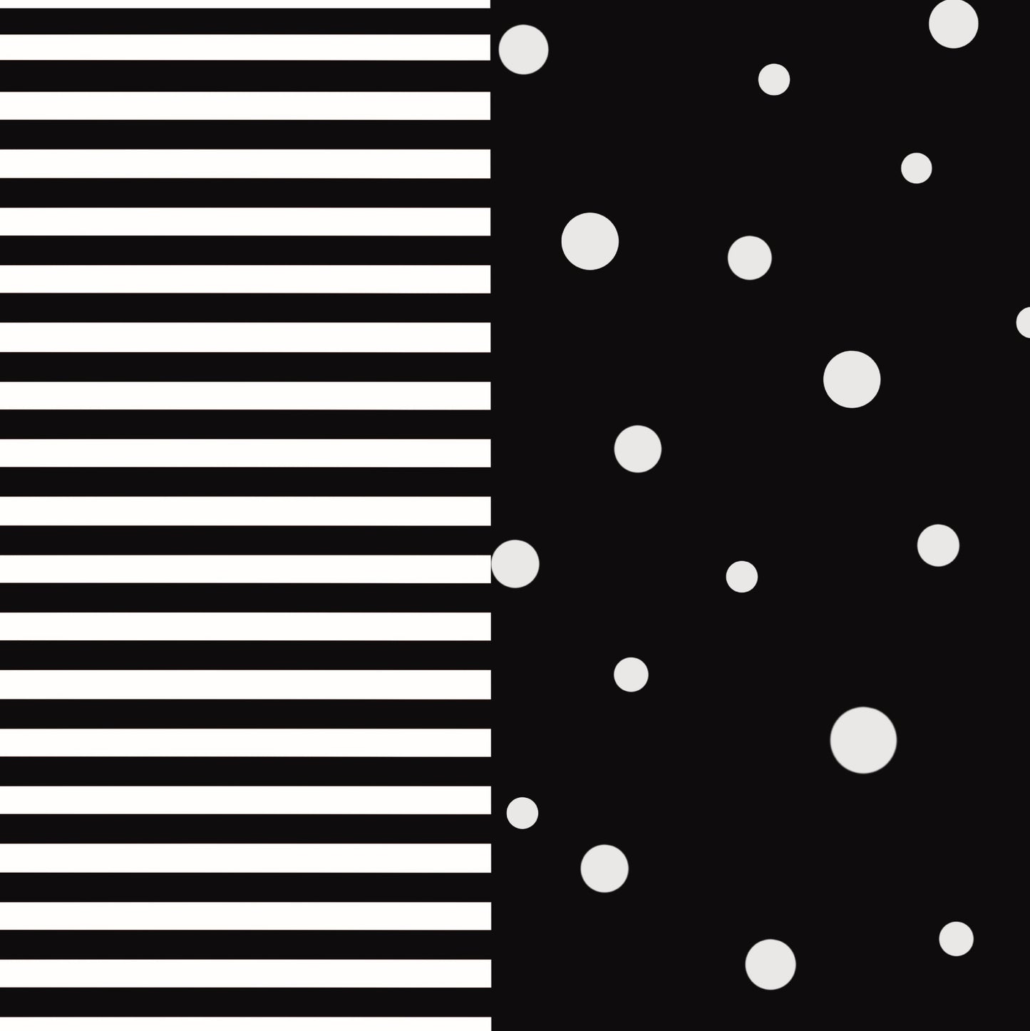 B-Ware EP Stripes and Dots schwarz