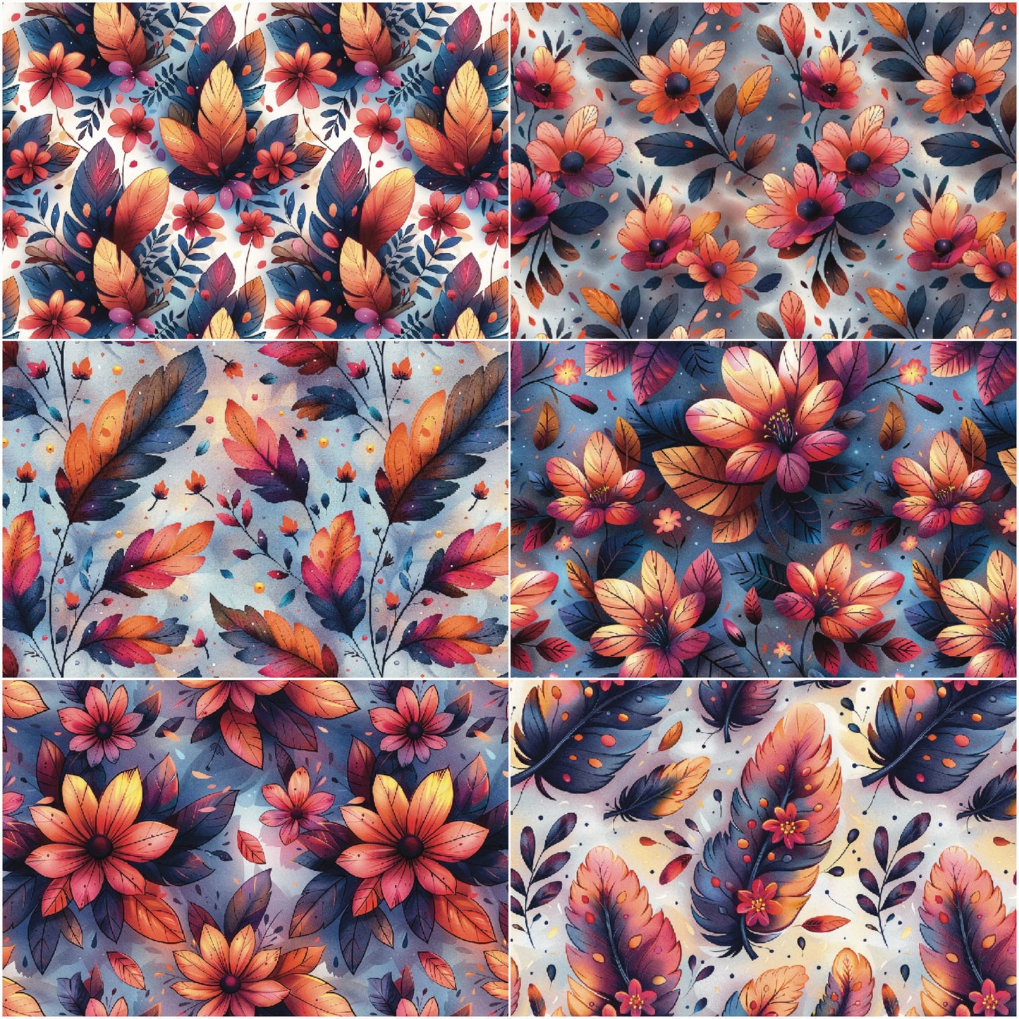 EP Flowers and Feathers, 6 Motive