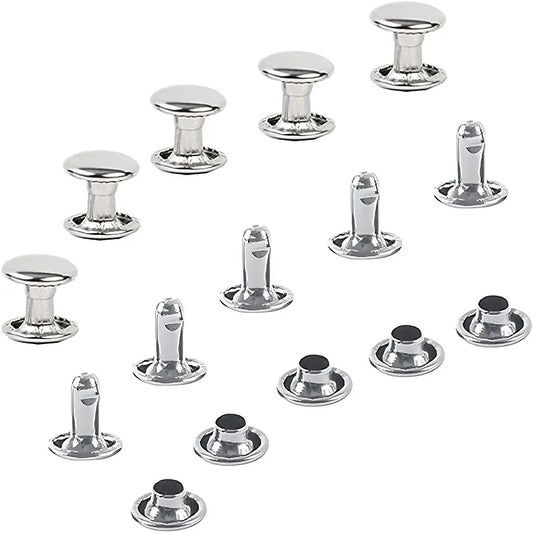 Nieten 8mm Silber 100 Stück