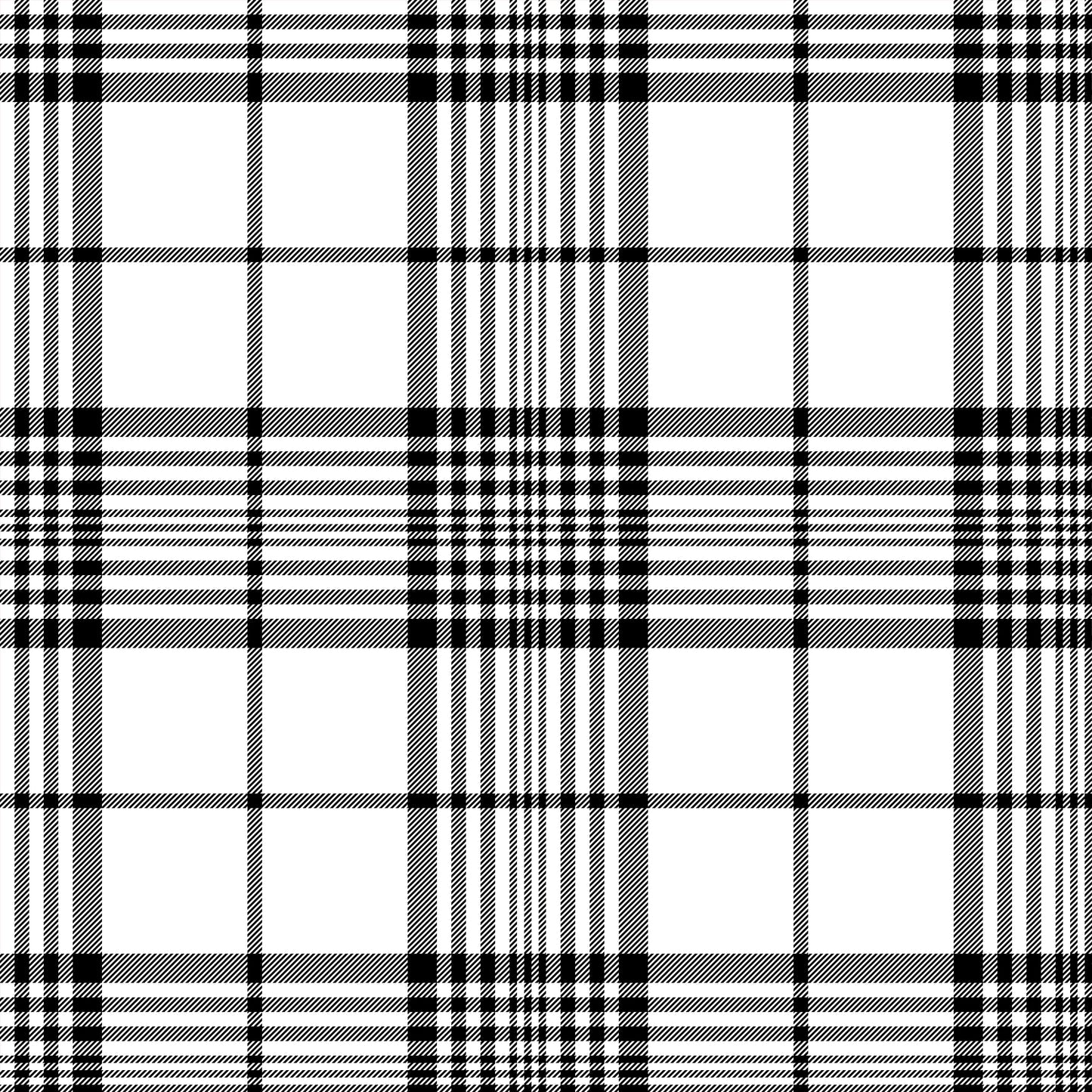 EP Plaid white and black