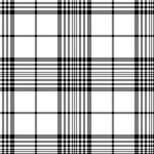 EP Plaid white and black