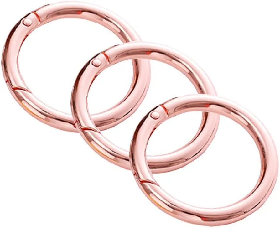 Ring-Karabiner roségold