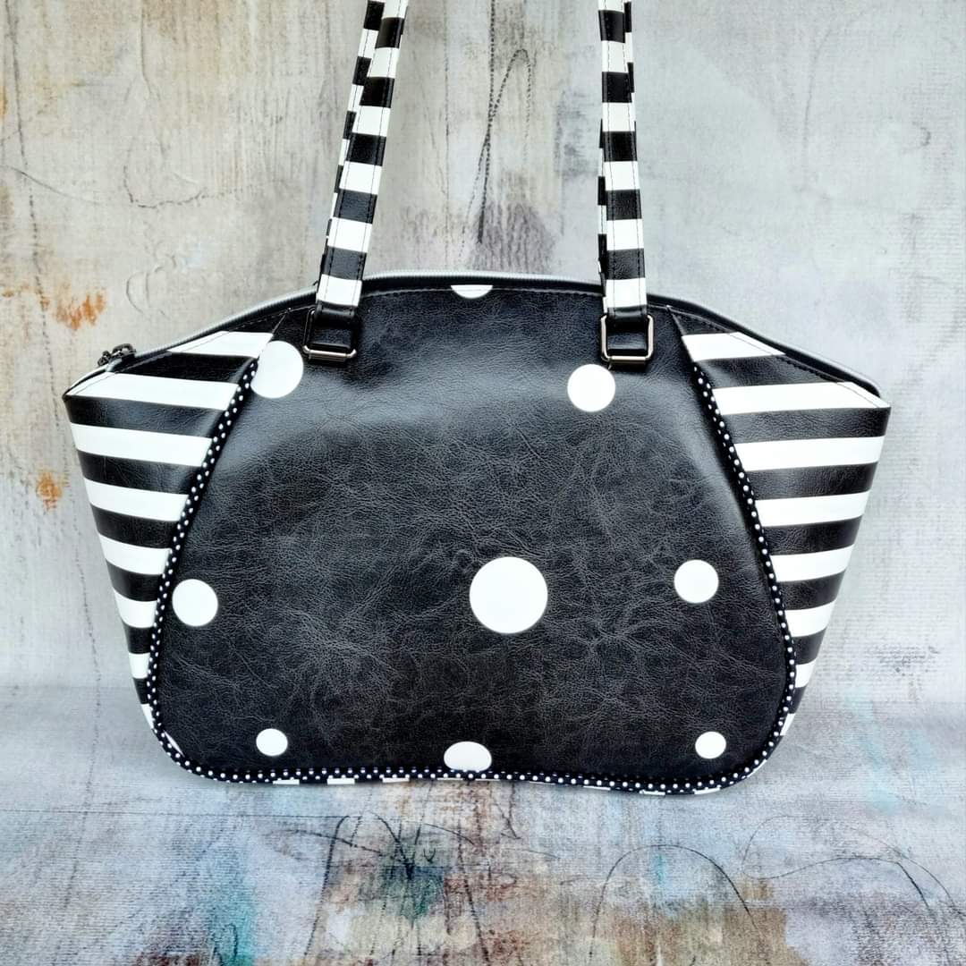 B-Ware EP Stripes and Dots schwarz