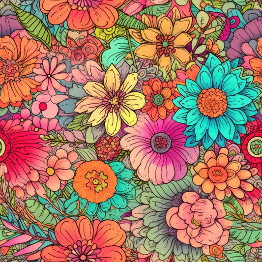 EP Aquarell Flowers, 8 Farben