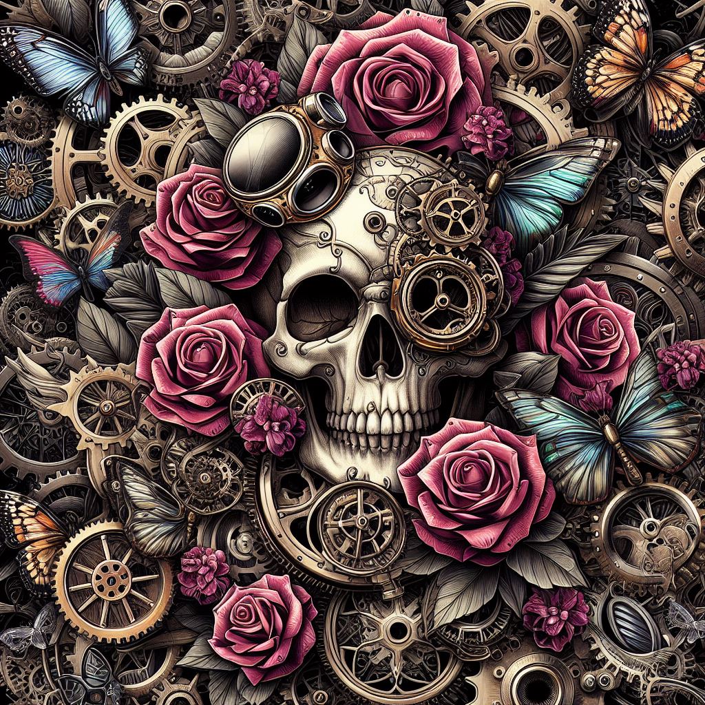 Panel Lovely Skull