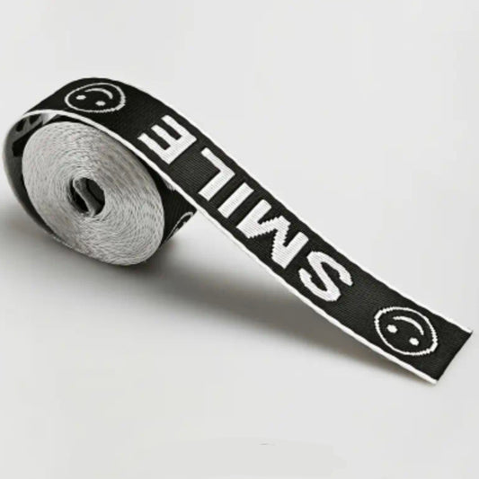 Gurtband Nylon Smile schwarz