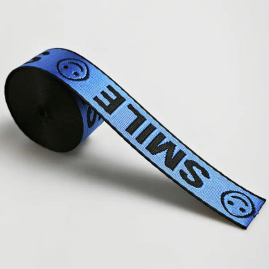 Gurtband Nylon Smile blau