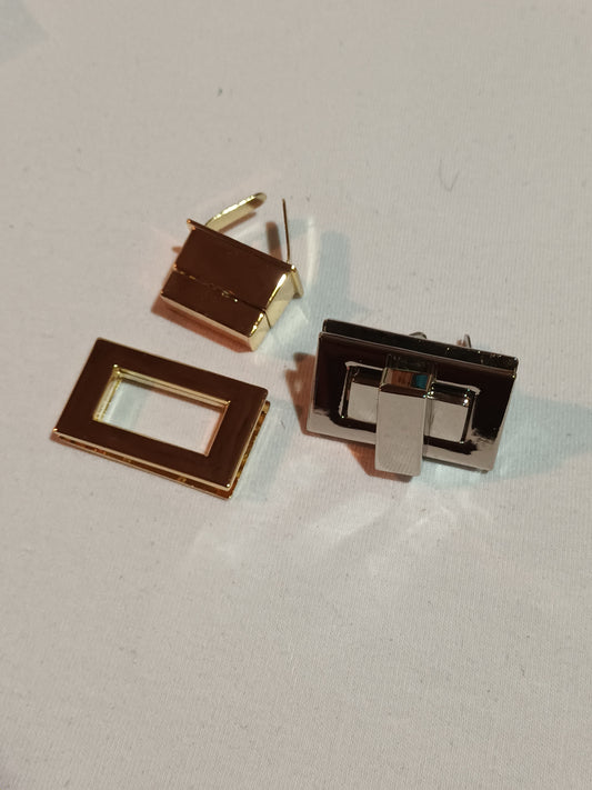 Taschenverschluss quadratisch