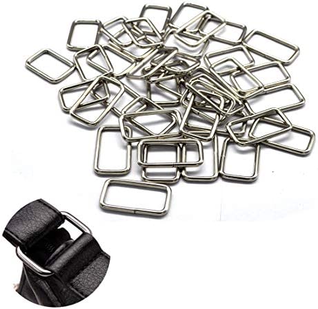 Anneaux carrés en argent, assortis