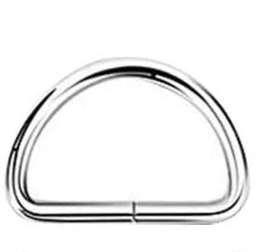 D-ring silver, assorted – Pipers Cut